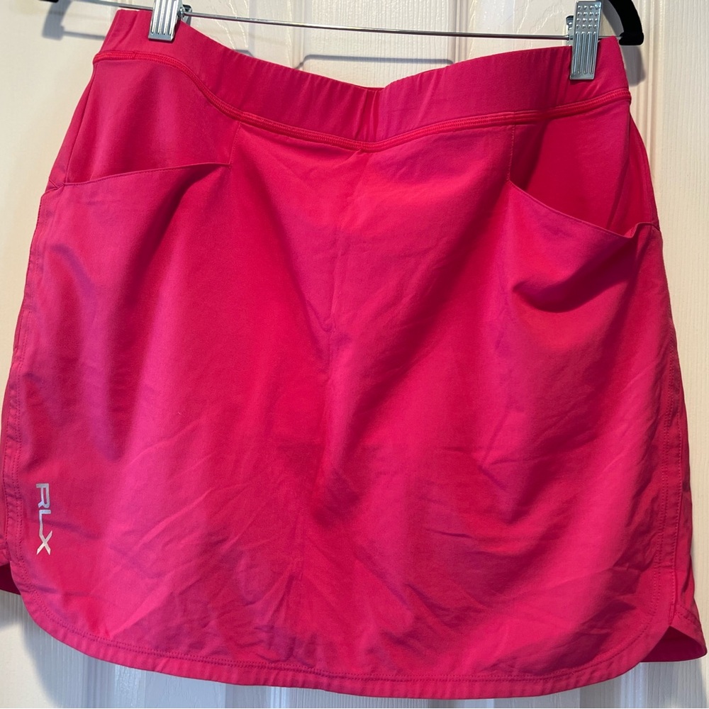 RLX Ralph Lauren Fushia golf tennis skirt skort